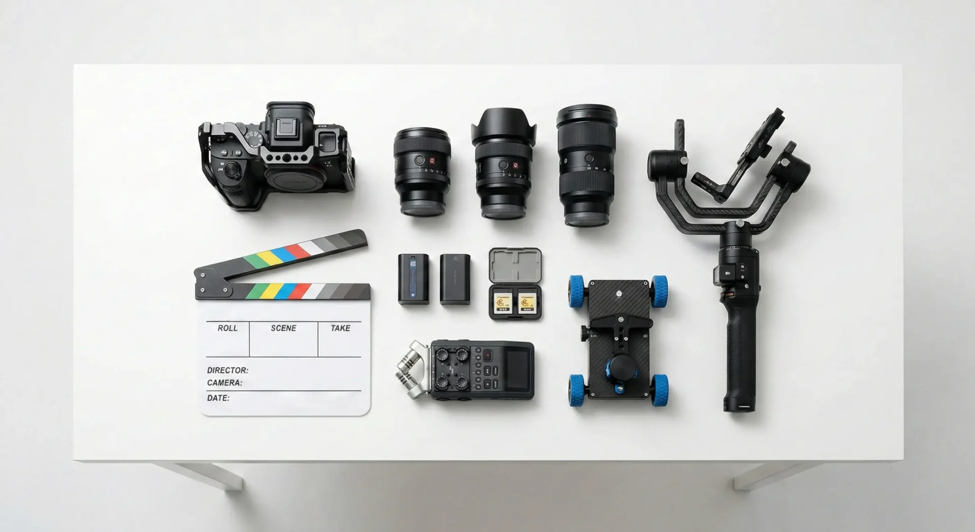 Roteiro audiovisual focado em negócios, produção e edição de vídeos para Web. Videoaulas, apresentações, GIFS, vinhetas e slide shows.